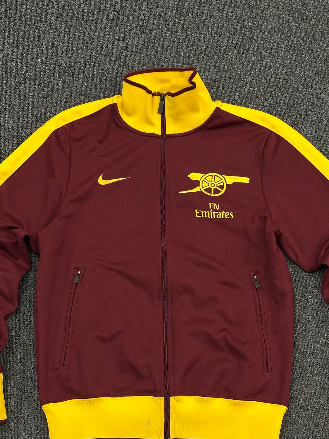 S)나이키 아스날 플라이 에미레이트 트랙탑 저지 상품이미지4