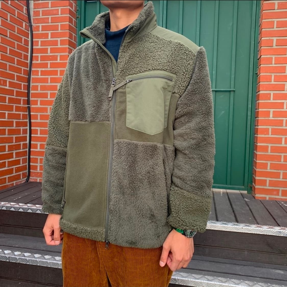 유니클로 x 엔지니어드 가먼츠 콤비네이션 플리스 자켓 L 상품이미지2