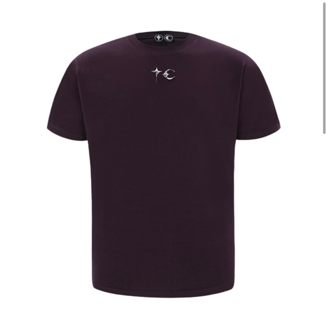 떠그클럽 백 티셔츠 슬림 와인 상품이미지1