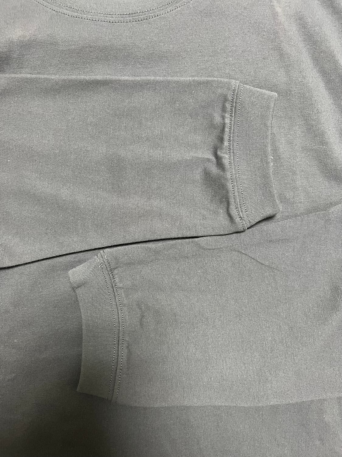 산산기어 23FW LOGO LONG SLEEVES-CHARCOAL 상품이미지5