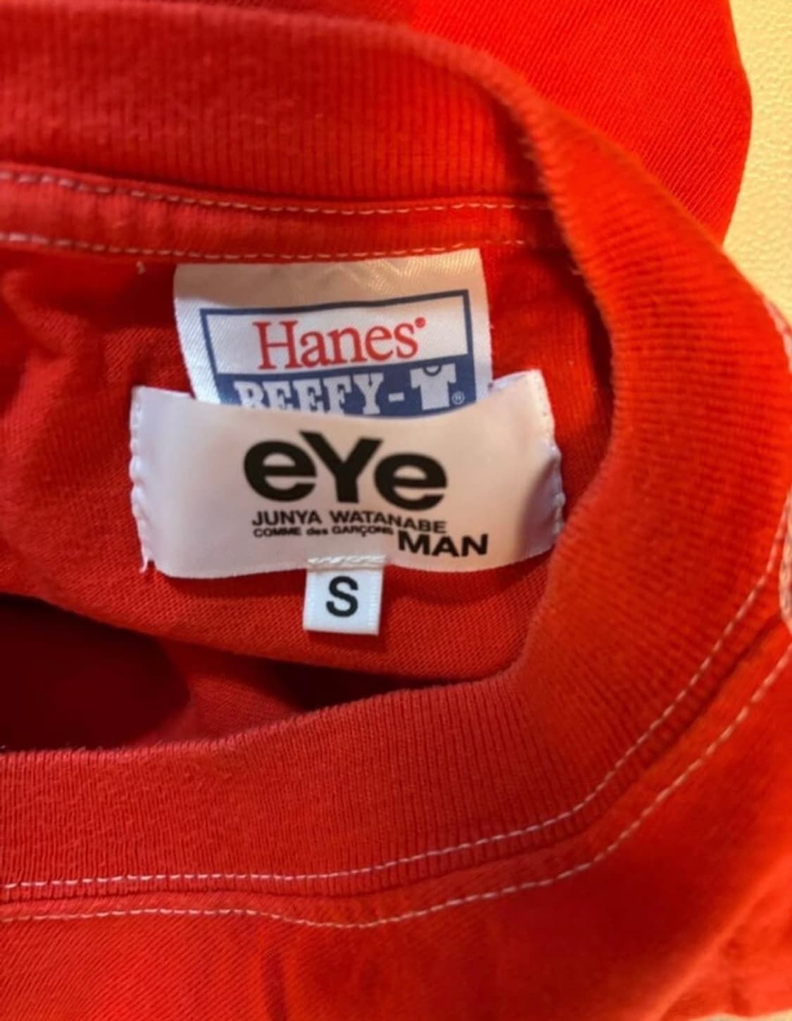 JUNYA WATANABE × Hanes eye 반팔 상품이미지4