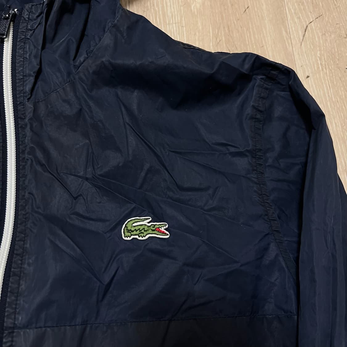 라코스테 로고 와펜 바람막이 자켓 48  상품이미지3