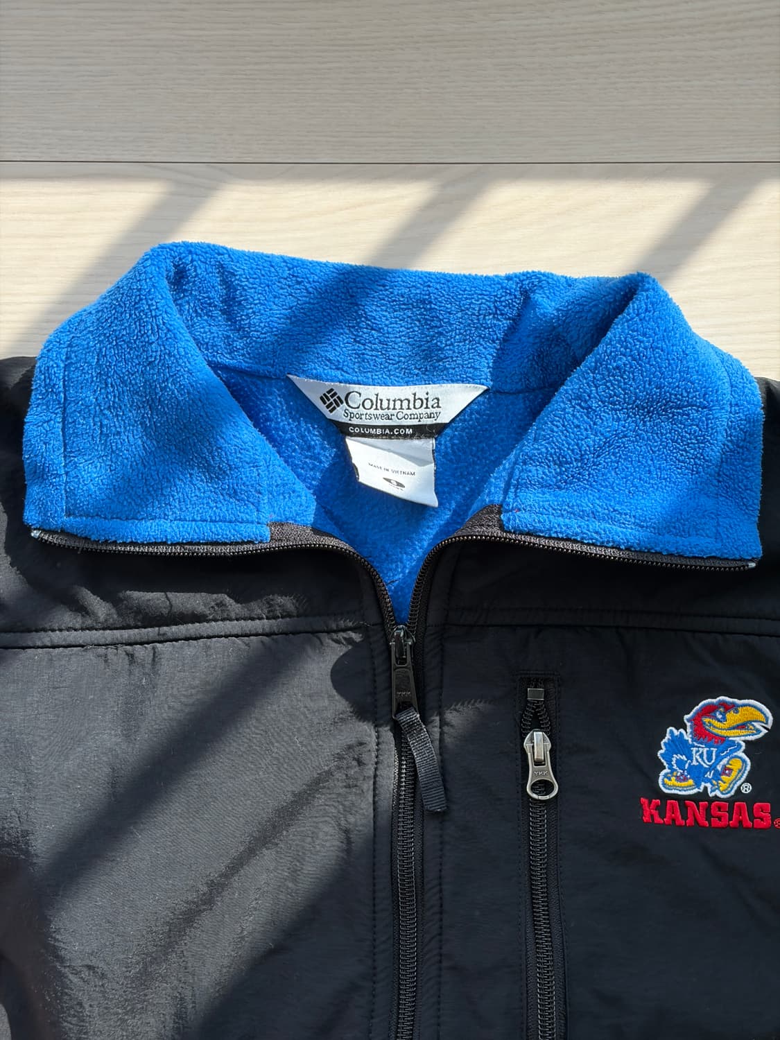 콜롬비아 캔자스 제이호크스 신칠라 플리스 자켓 S (100) 상품이미지1