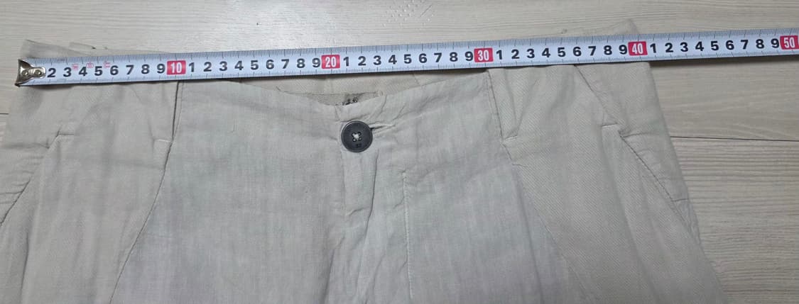 트렌짓 린넨펜츠 라이트베이지 xs(30) 상품이미지3