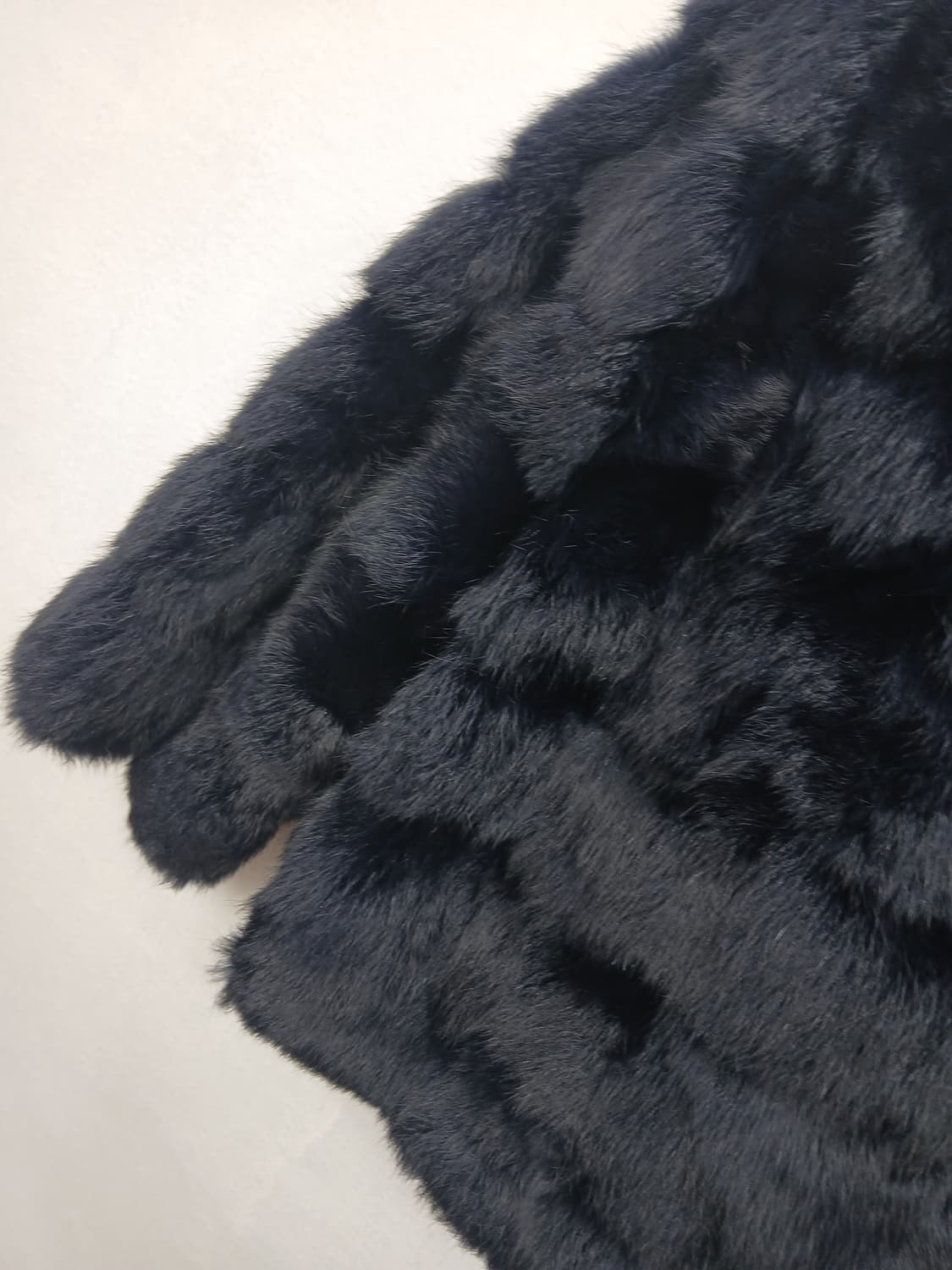 Pastime 천연토끼털 숏 자켓 네이비 90-95 M 상품이미지7