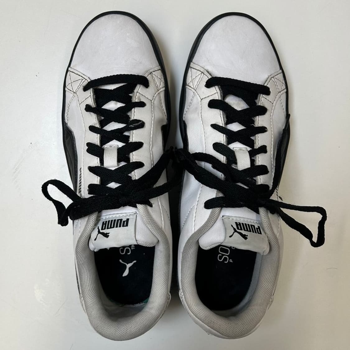 퓨마 스매쉬 벌크 스니커즈 화이트 260 상품이미지6