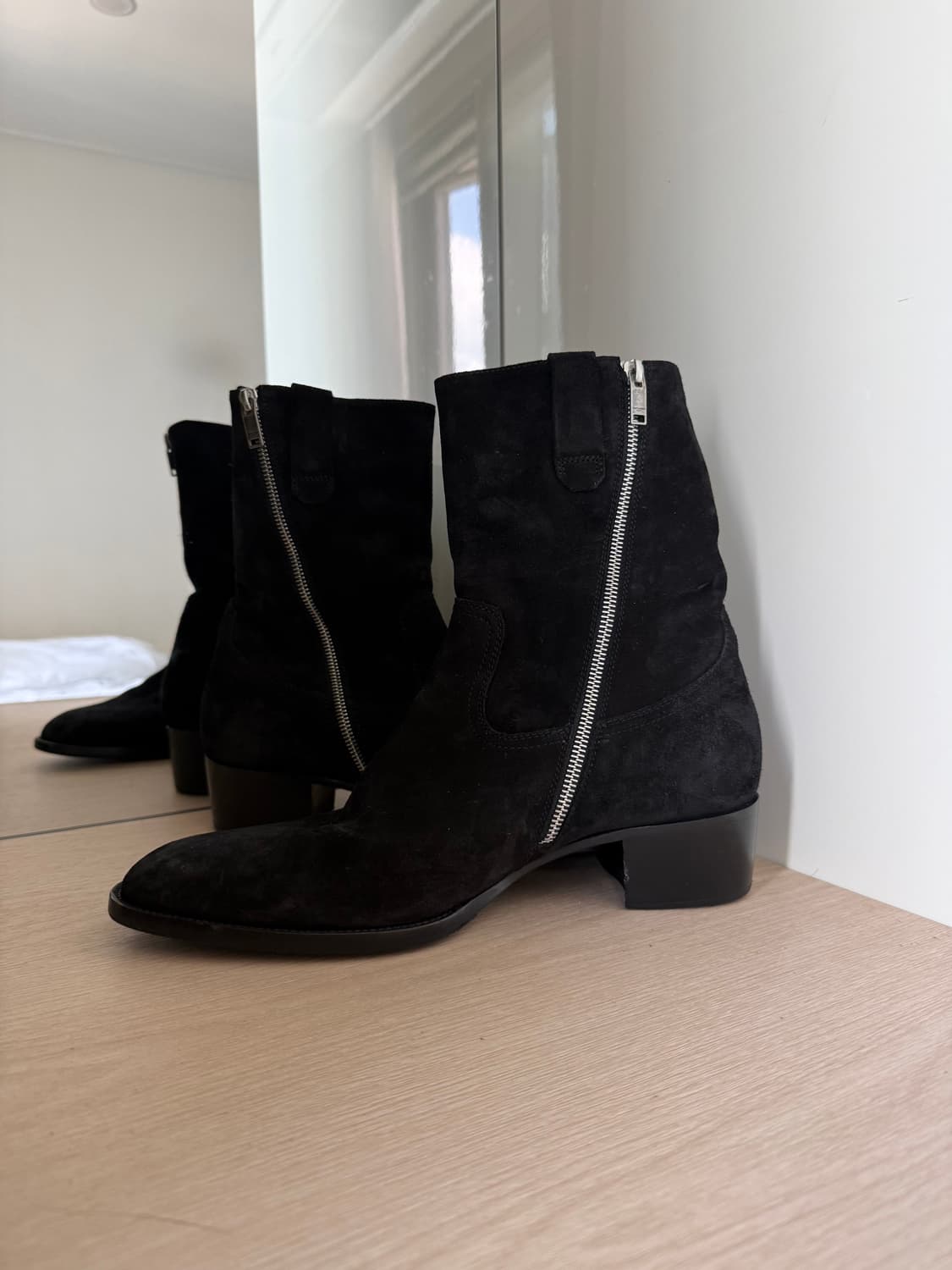 SAINT LAURENT 13FW 에디슬리먼 사이드 집 카우보이 부츠 상품이미지2