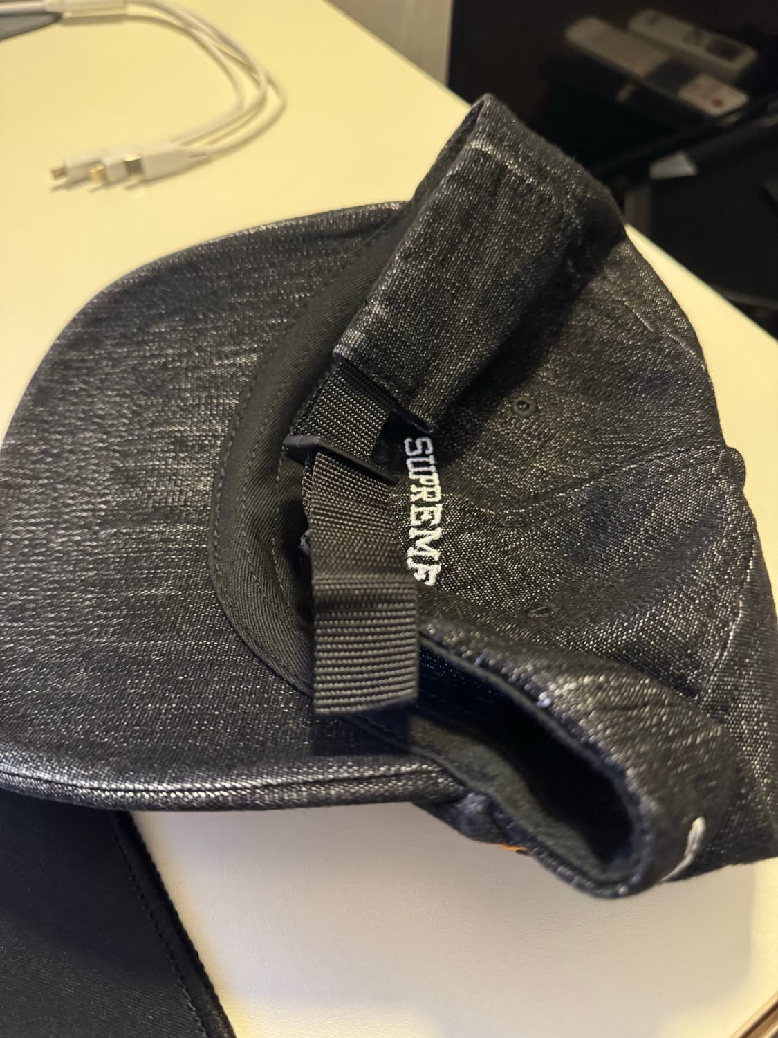 [OS]슈프림 코듀라 데님 볼캡 상품이미지4