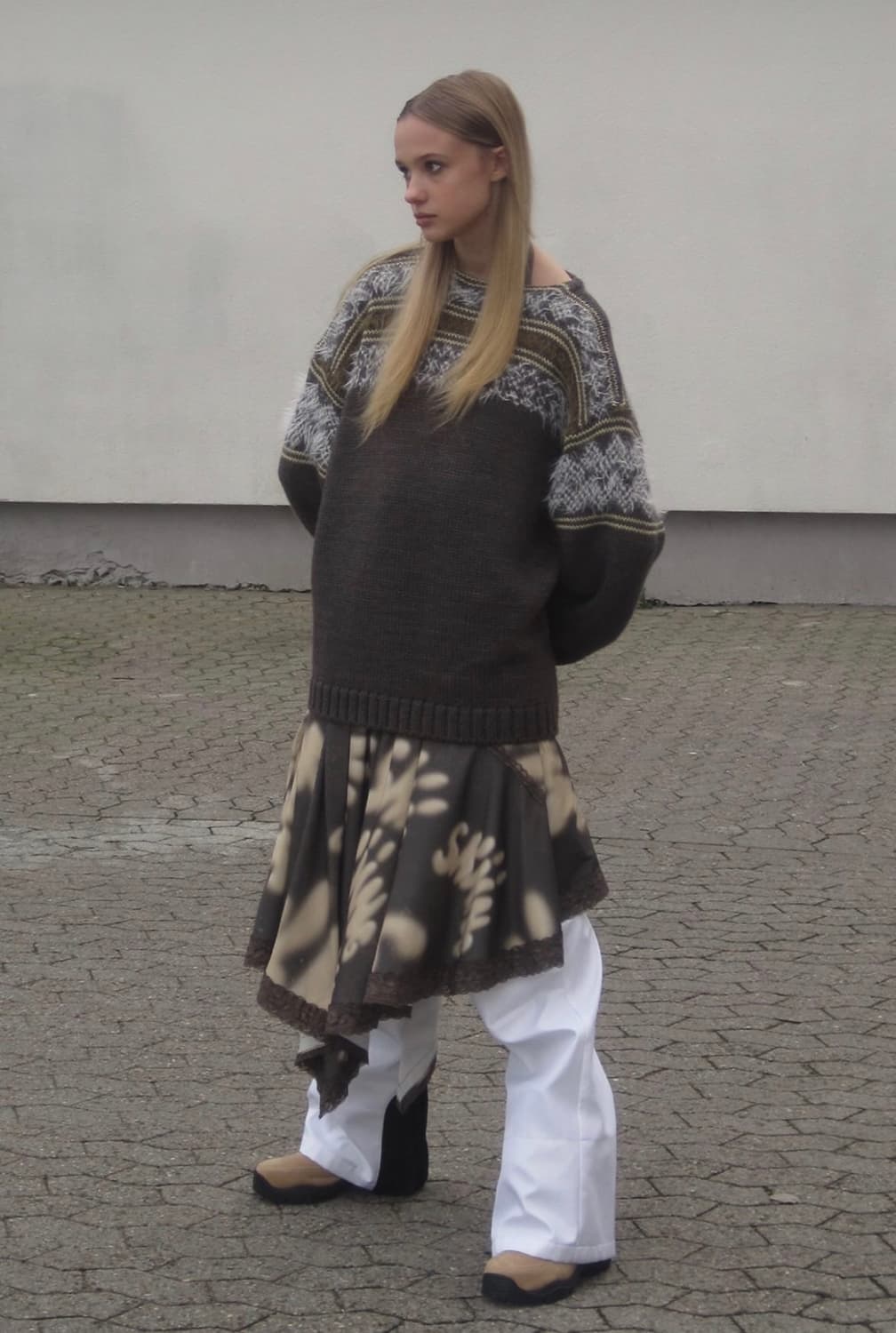 오픈와이와이 openyy 페어아일 스웨터 니트 상품이미지1