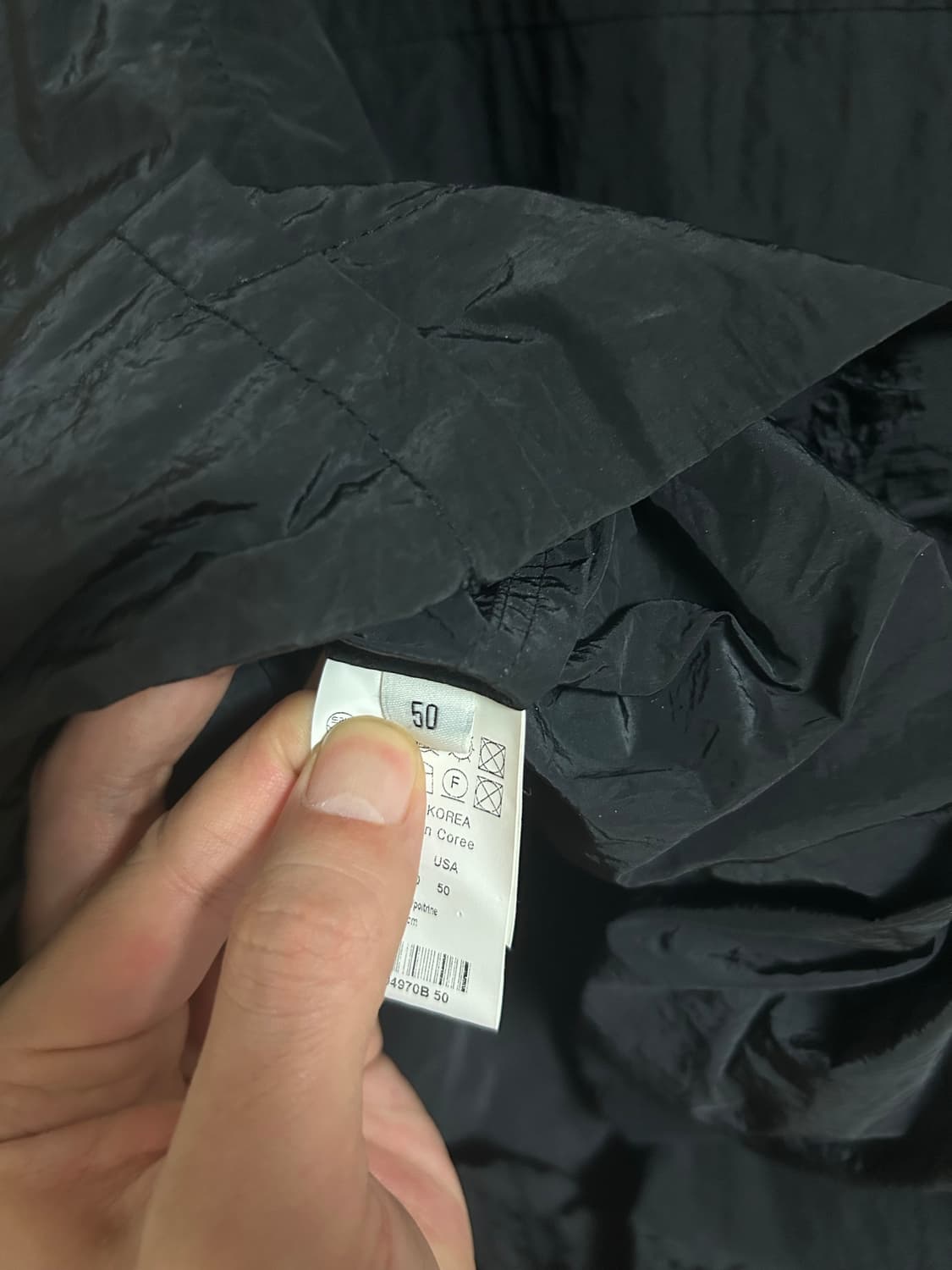 우영미 나일론 후드 아노락 블랙 상품이미지8