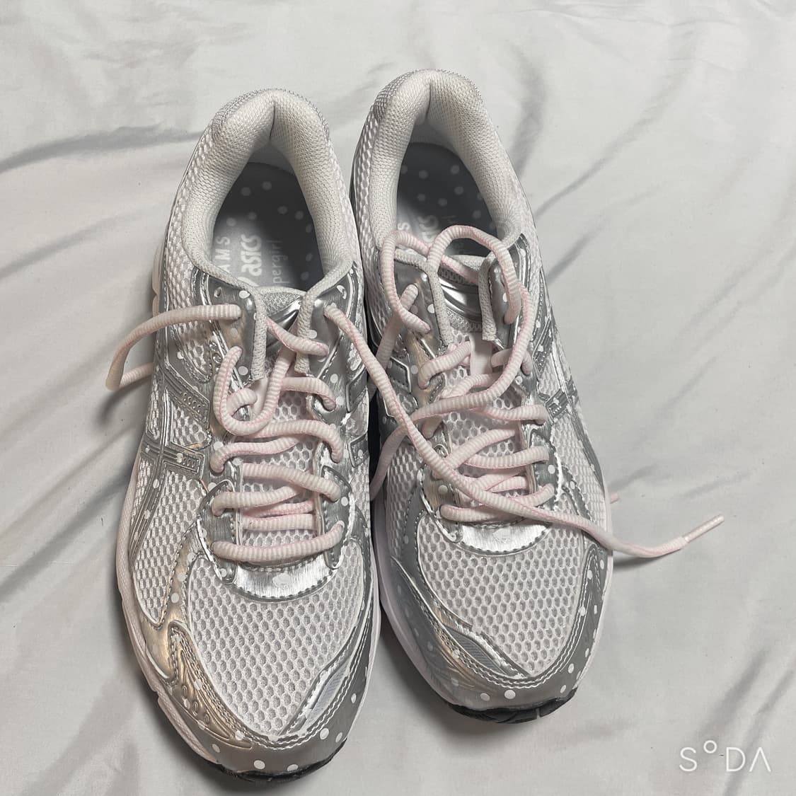 아식스 페이퍼걸 파리 빔즈 GT-2160 화이트 실버 상품이미지1