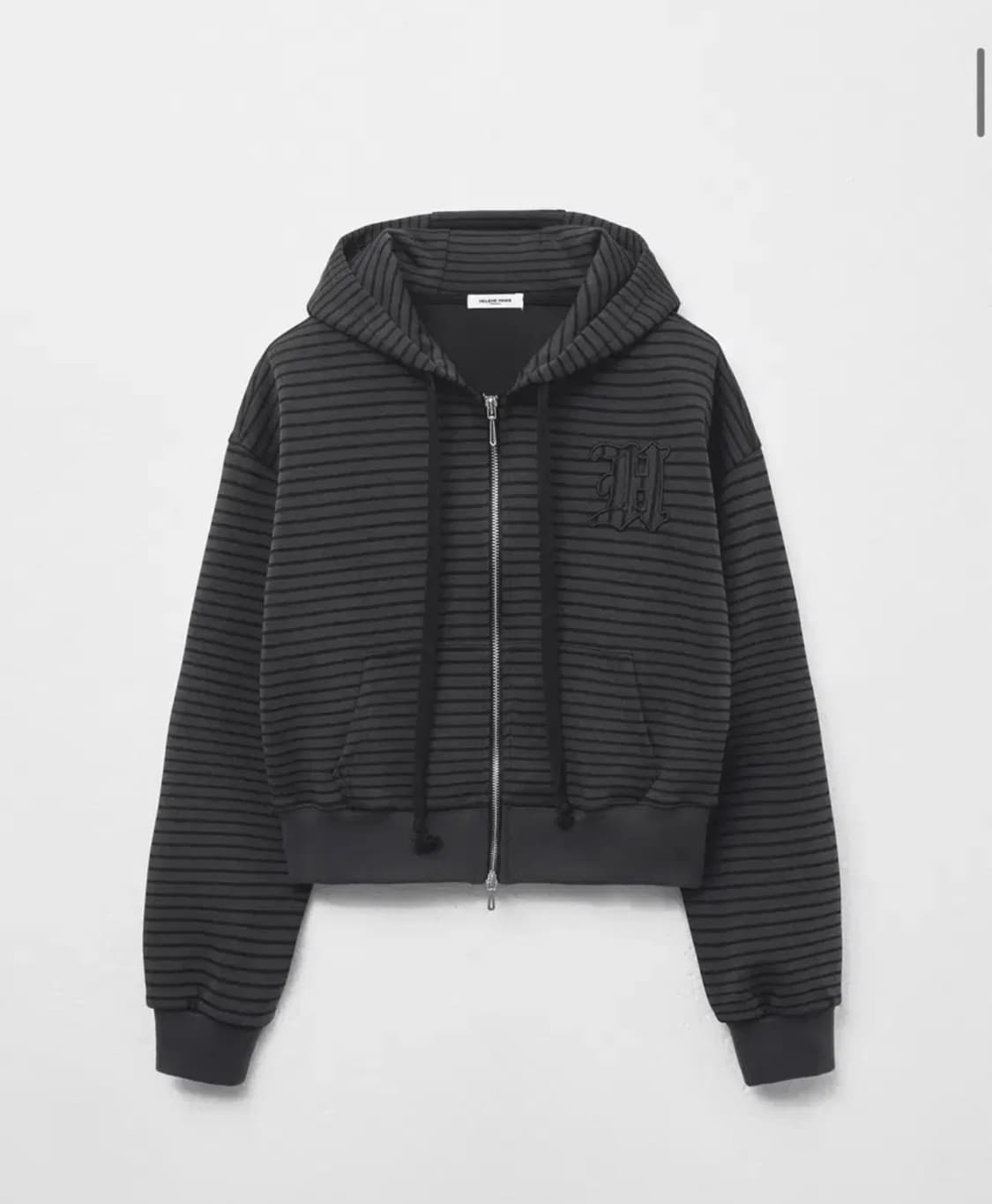 헬레네파리스 디보탠 로고 스트라이프 후드집업 딥퍼플 상품이미지3