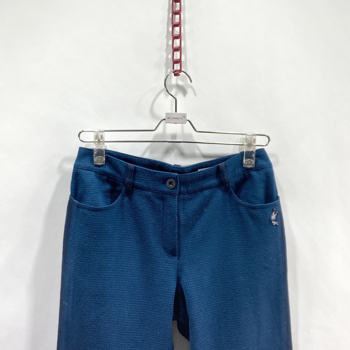 JDX 여성골프팬츠 추동용 블루체크 28 상품이미지2