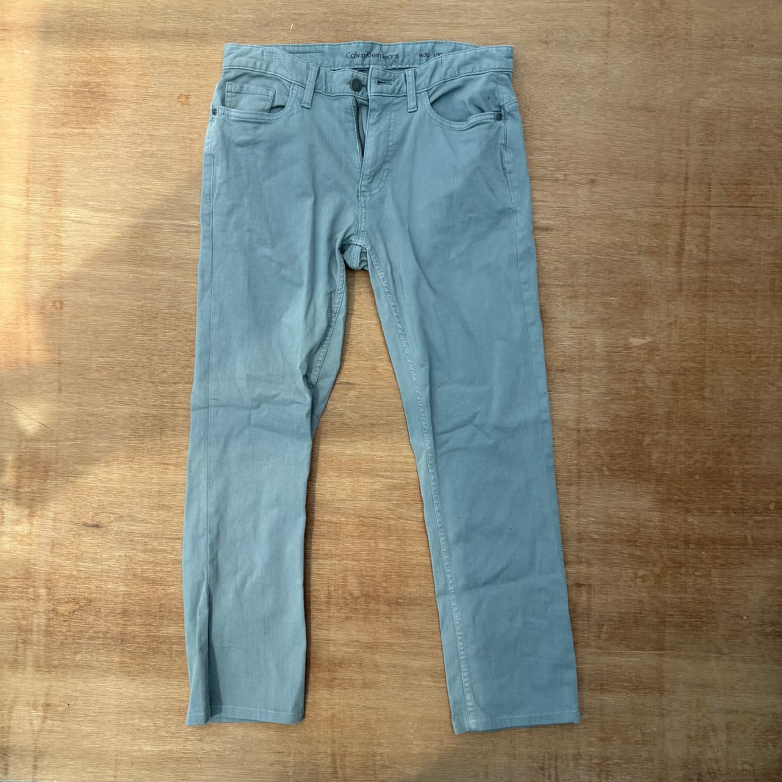 Calvin Klein Ice Blue Slim Fit Pants 상품이미지1