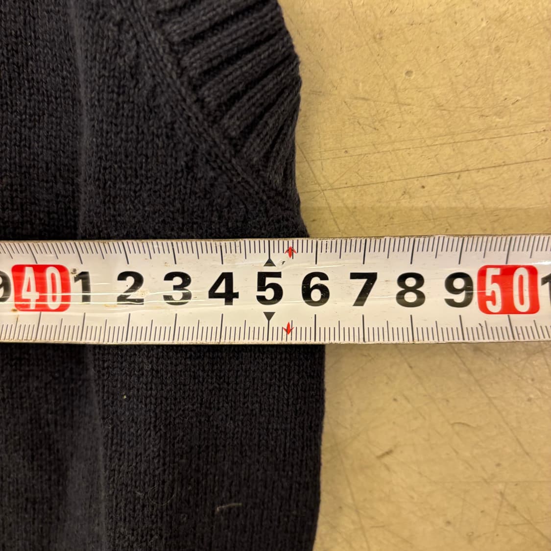 타미힐피거 네이비 니트 베스트 상품이미지5