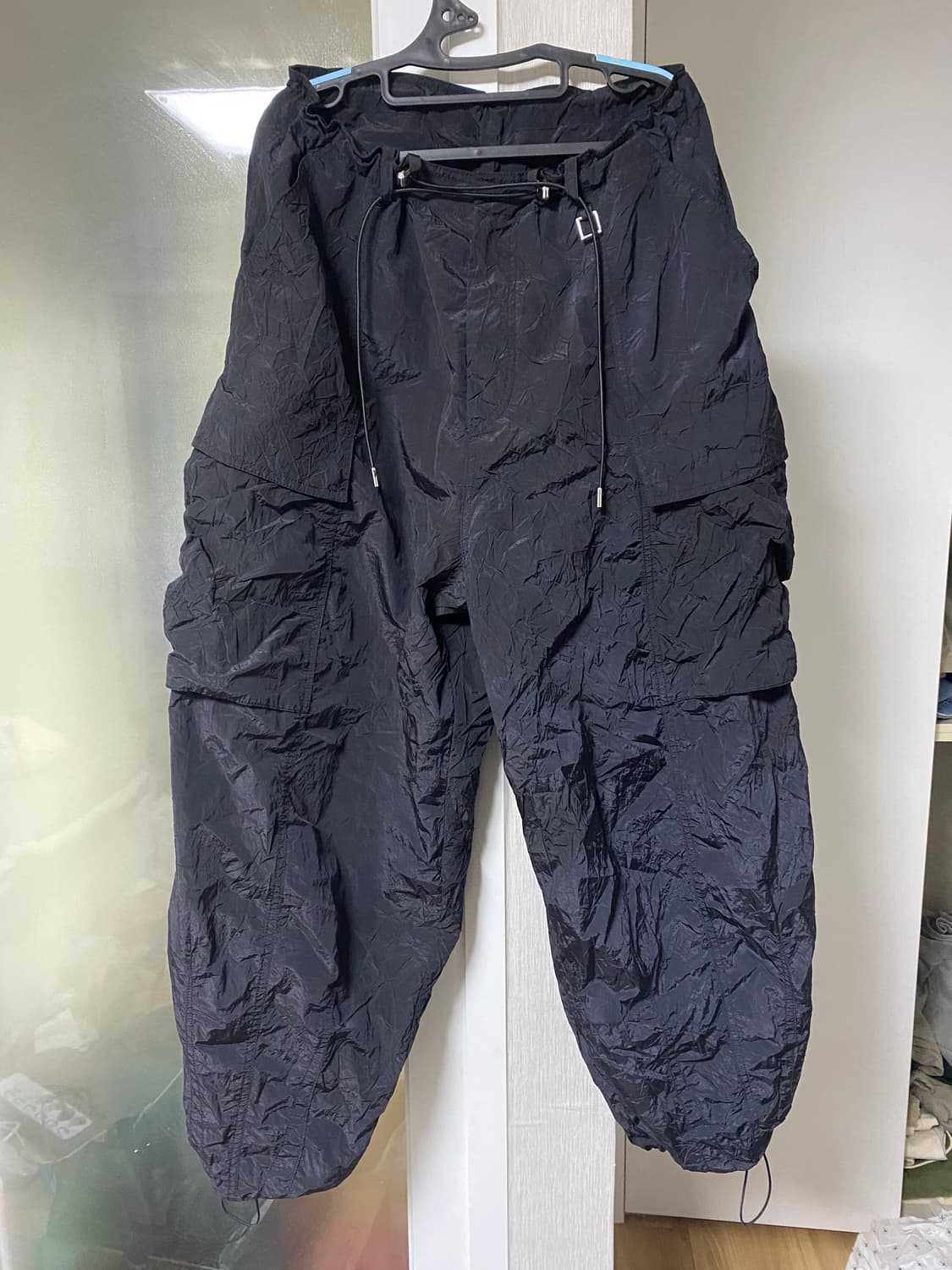 우영미 나일론 카고팬츠 상품이미지1