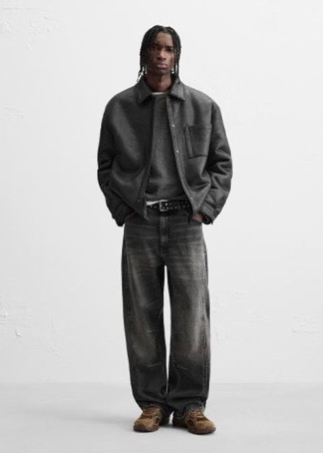 자라 가죽자켓 블랙 판매합니다 상품이미지1