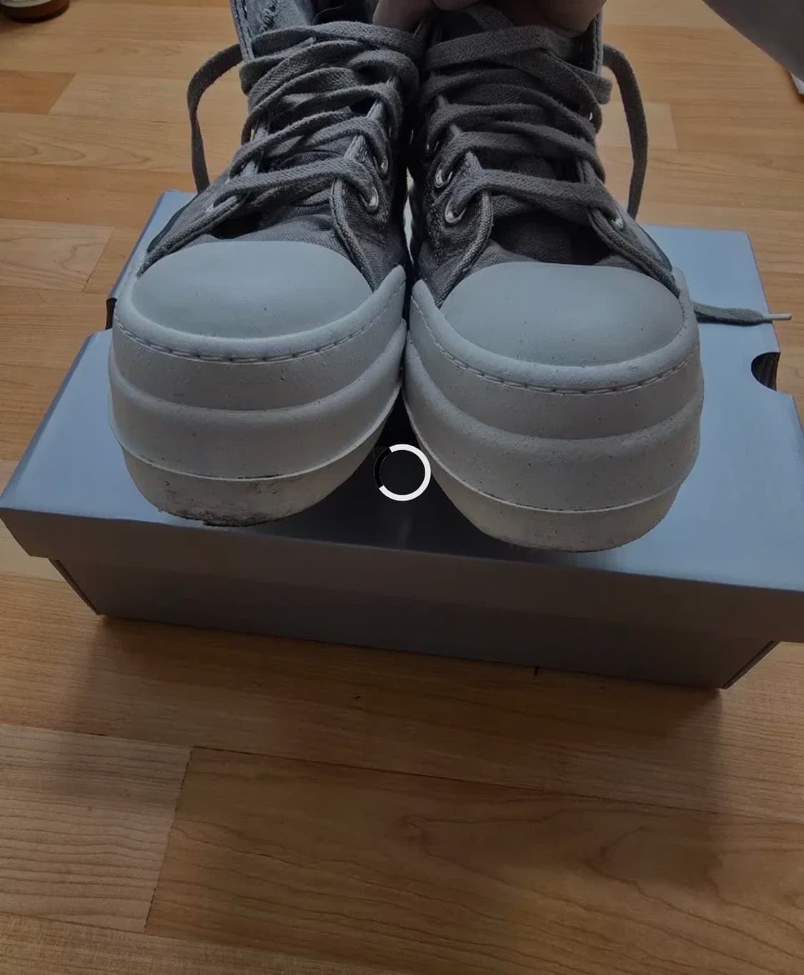 [250]컨버스 x 다크쉐도우 더블 다크스타 오버다이 척 70하이콘크리트 상품이미지4