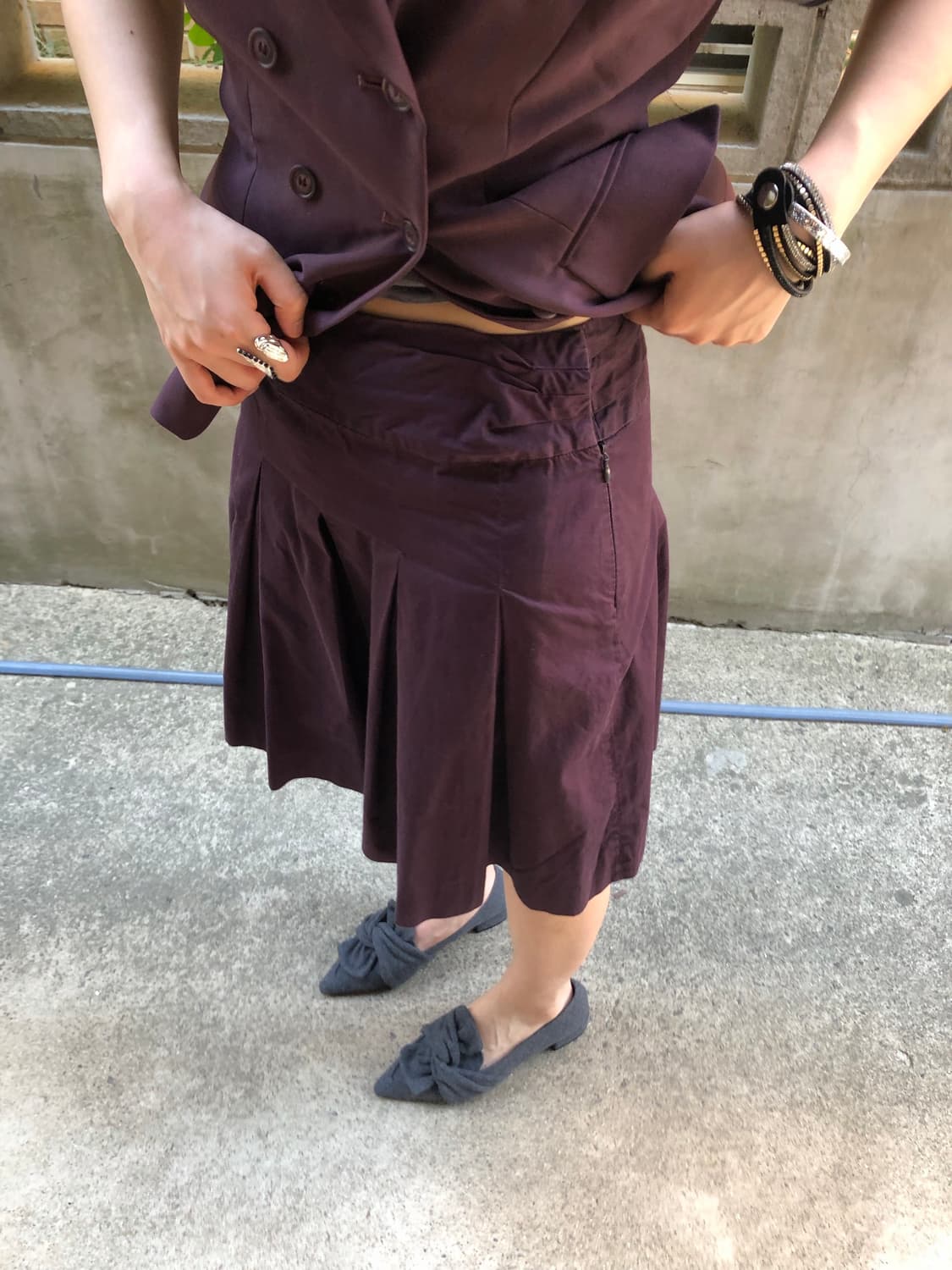 pleated shirring skirt  상품이미지1