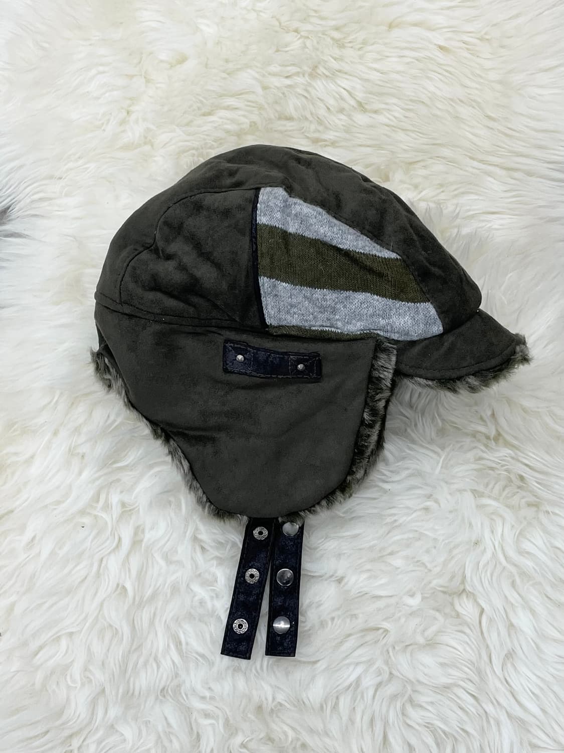 카키 니팅 트루퍼햇  상품이미지7