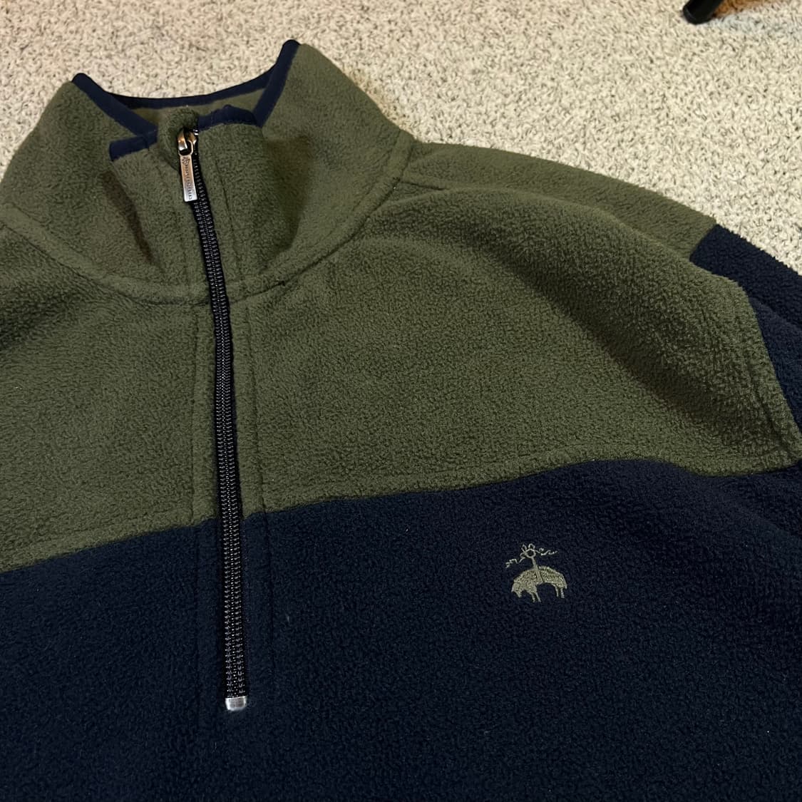 브룩스 브라더스 반집업 플리스 상품이미지2