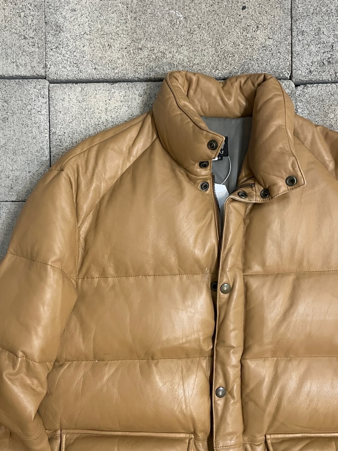 빈티지 가죽 패딩  상품이미지2