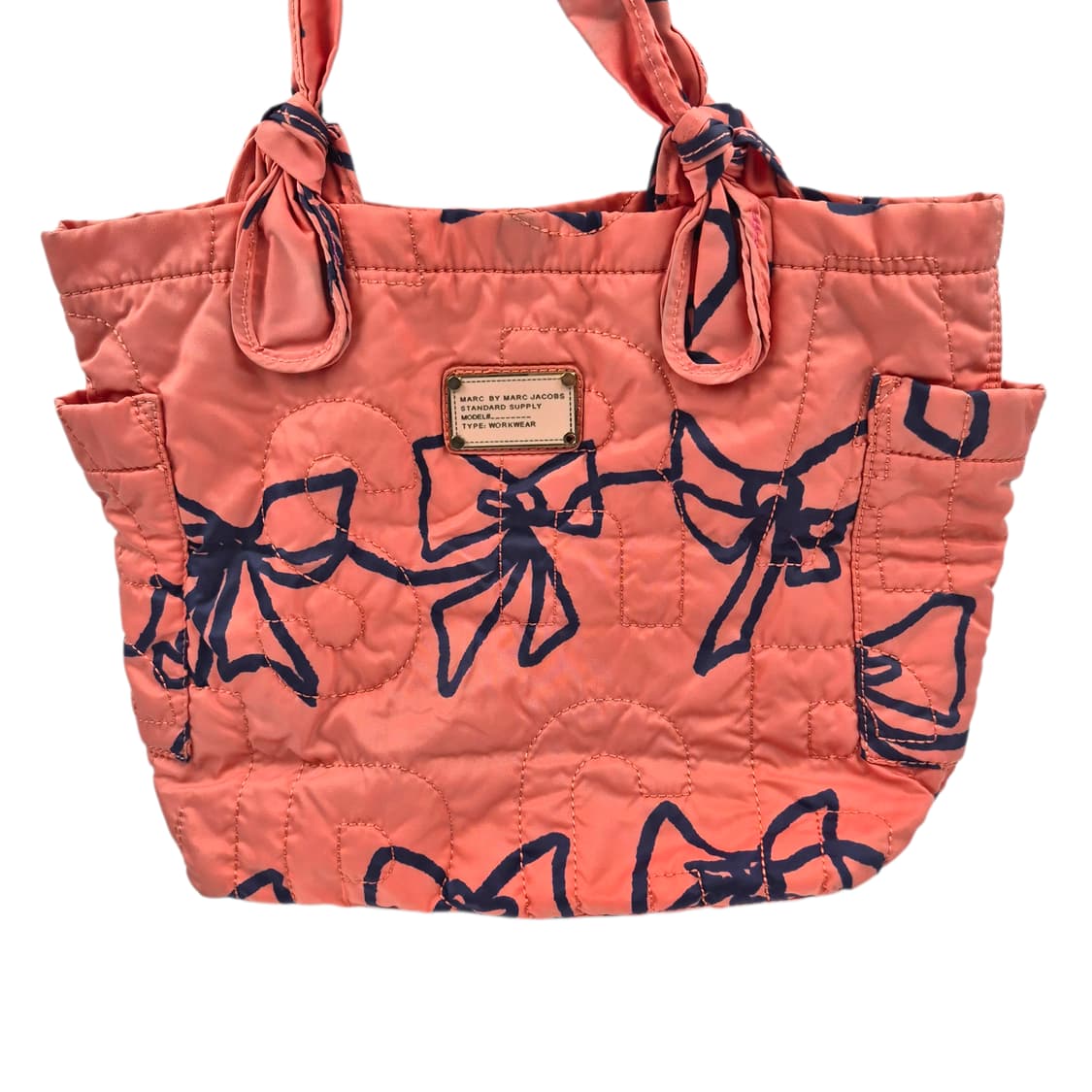 06s 마크제이콥스 패디드 퀼팅 리본 토트백 상품이미지1