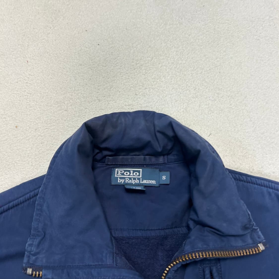 Polo Navy Two-way Cotton Zip-up 상품이미지6