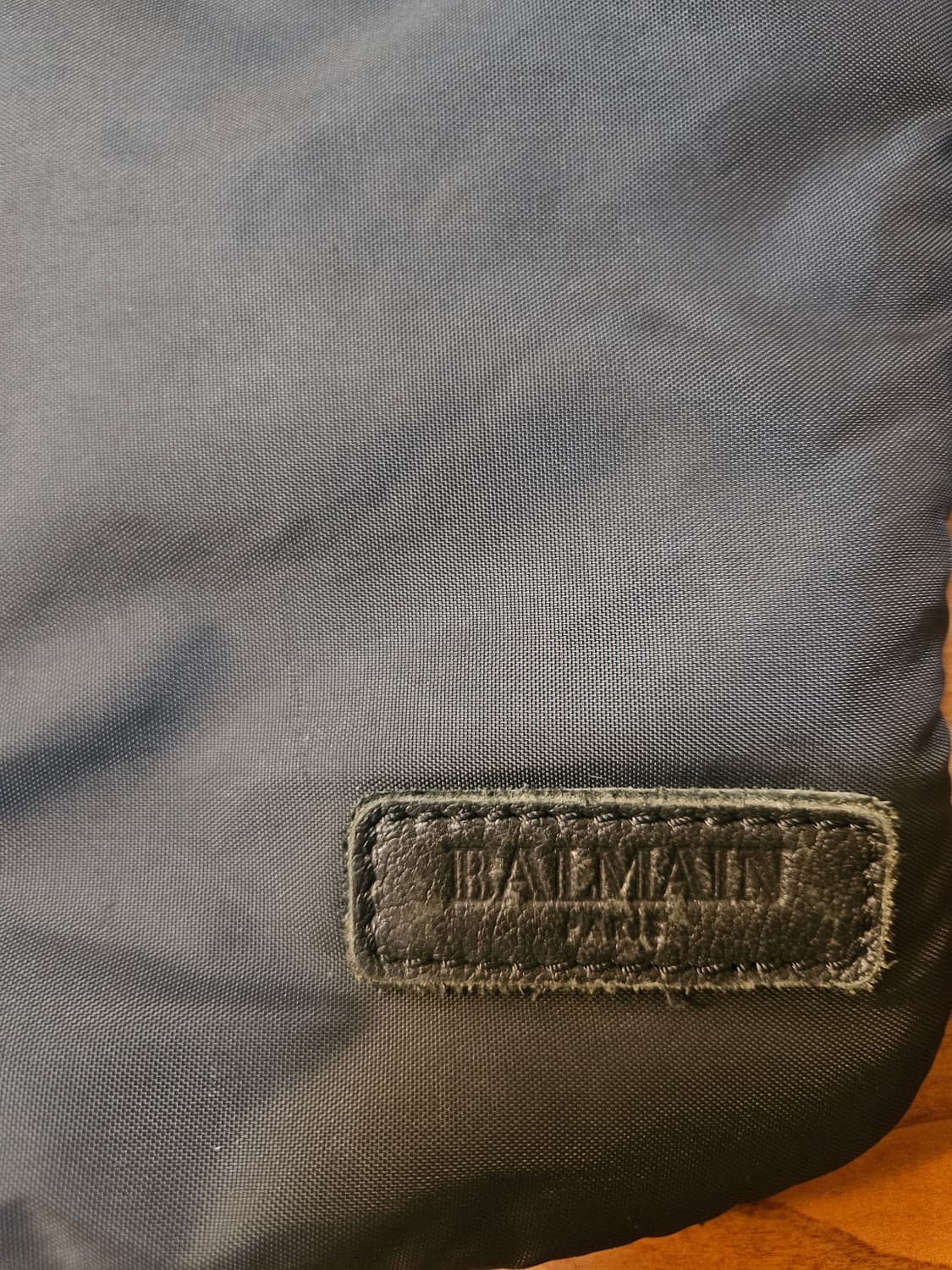 Vintage BALMAIN 발망 크로스백 (가죽+나일론)가방 상품이미지3