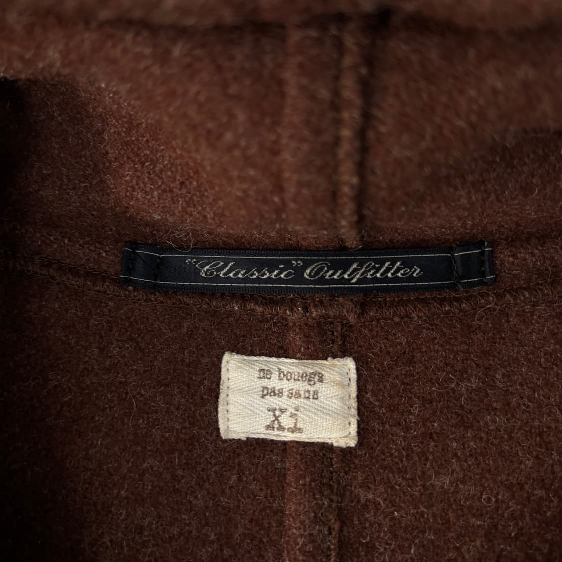 빈티지 브라운 더플 숏코트   상품이미지8