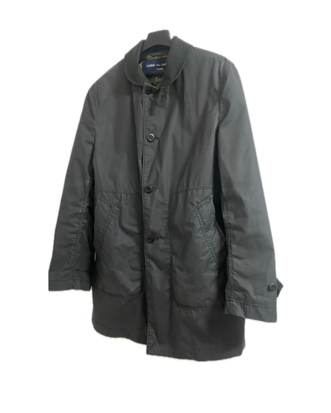 꼼데가르송 옴므 스탠드 칼라 카코트 상품이미지5