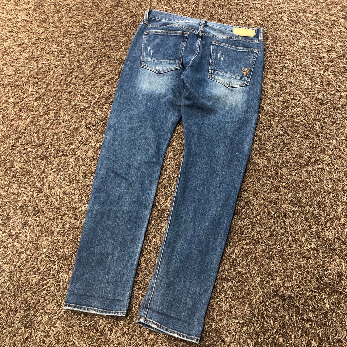 버커루 워싱 데미지 디스 데님 팬츠 상품이미지3