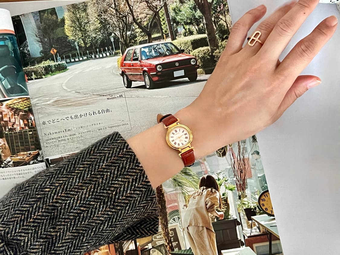 BURBERRY  골드 라운드 버버리 빈티지 시계 상품이미지9