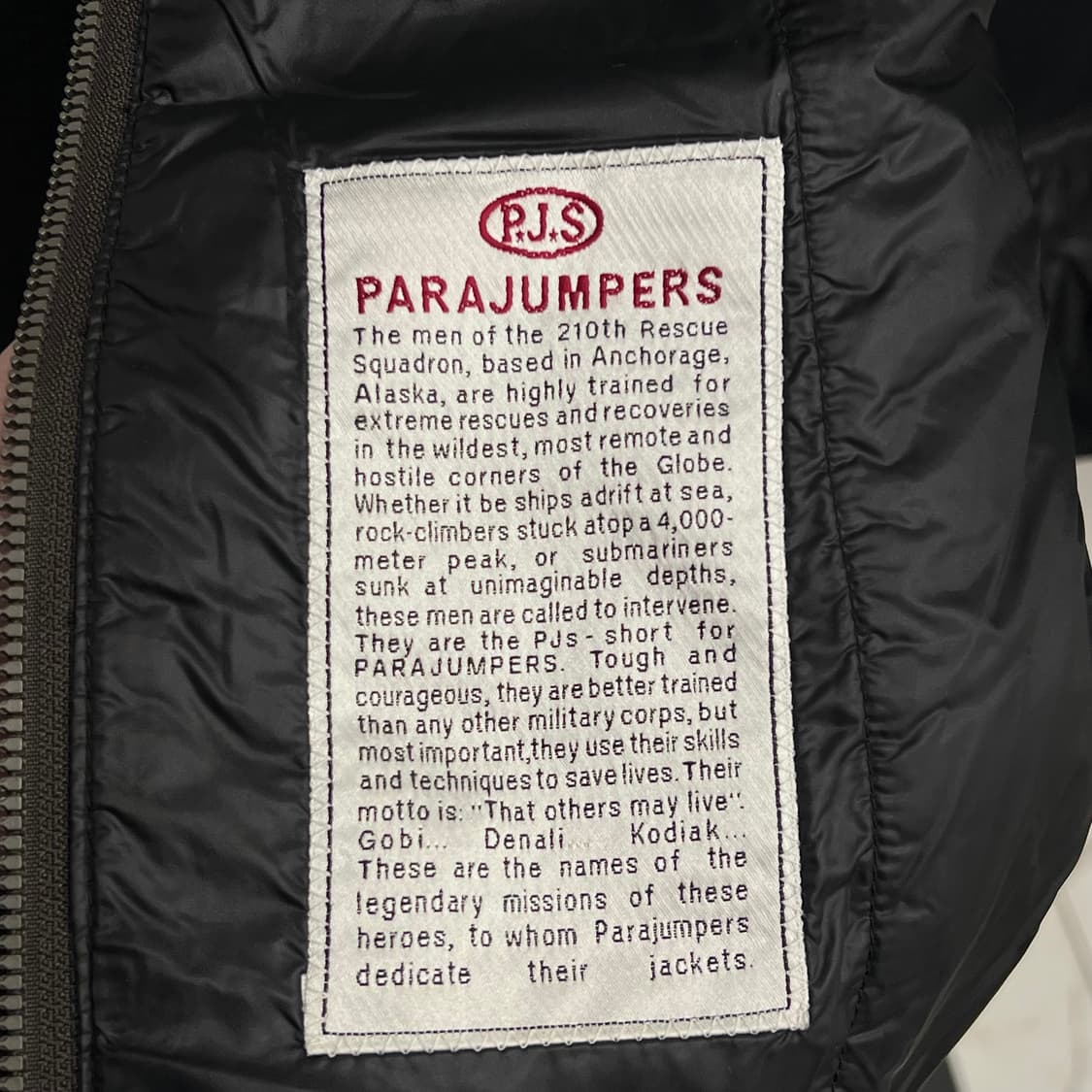 파라점퍼스 경량패딩 S (새상품)(미사용) 상품이미지6