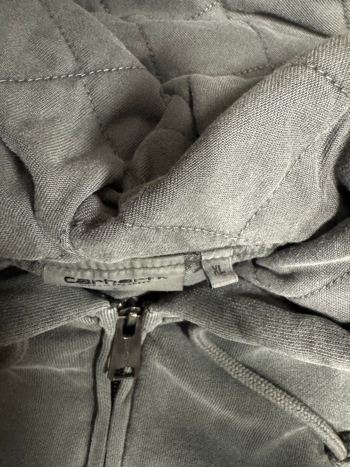 칼하트 WIP 후드 비스타 자켓 블랙 가먼트 다이드 XL 상품이미지3