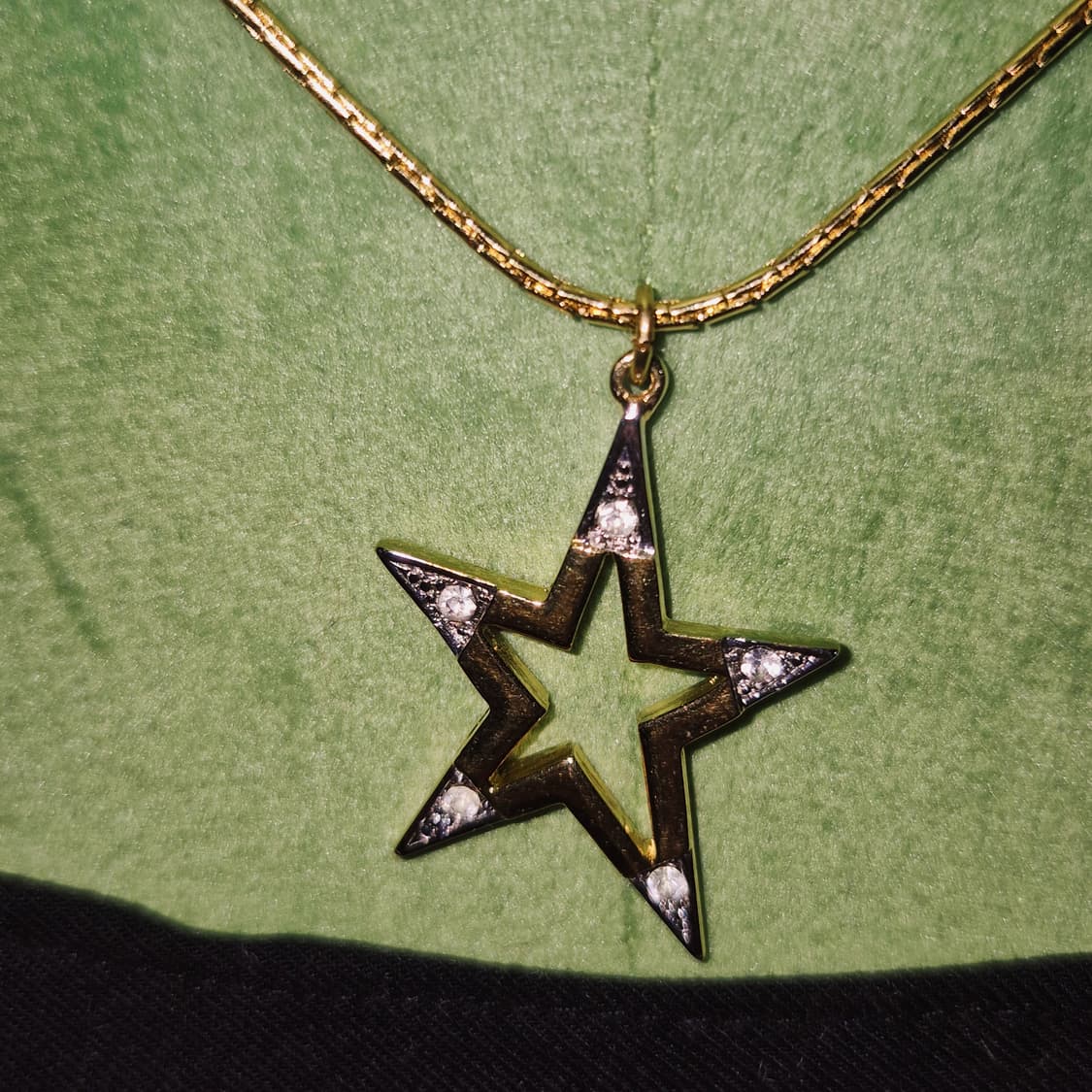 79s 프랑스 지방시 레어 스타 골드 목걸이 상품이미지10