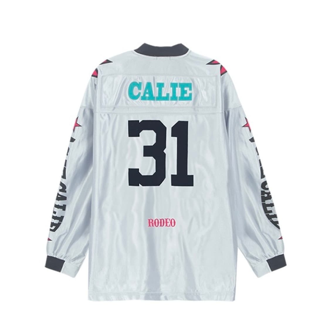 에즈이프 캘리 RODEO 로데오 풋볼 져지 웜업 실버 그레이 상품이미지4