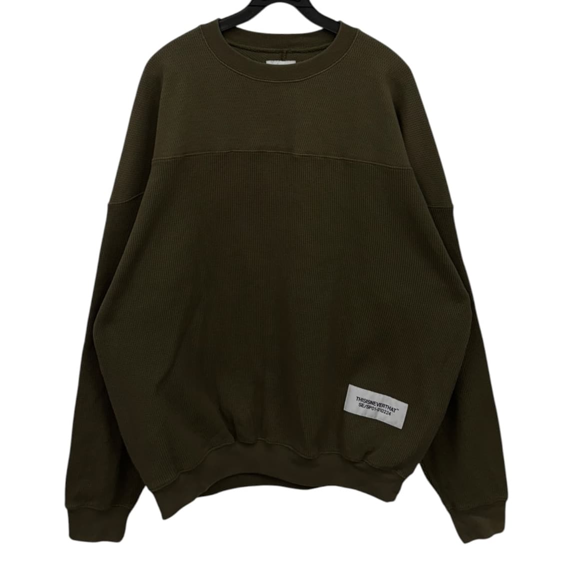 디스이즈네버댓 와플 맨투맨   상품이미지1