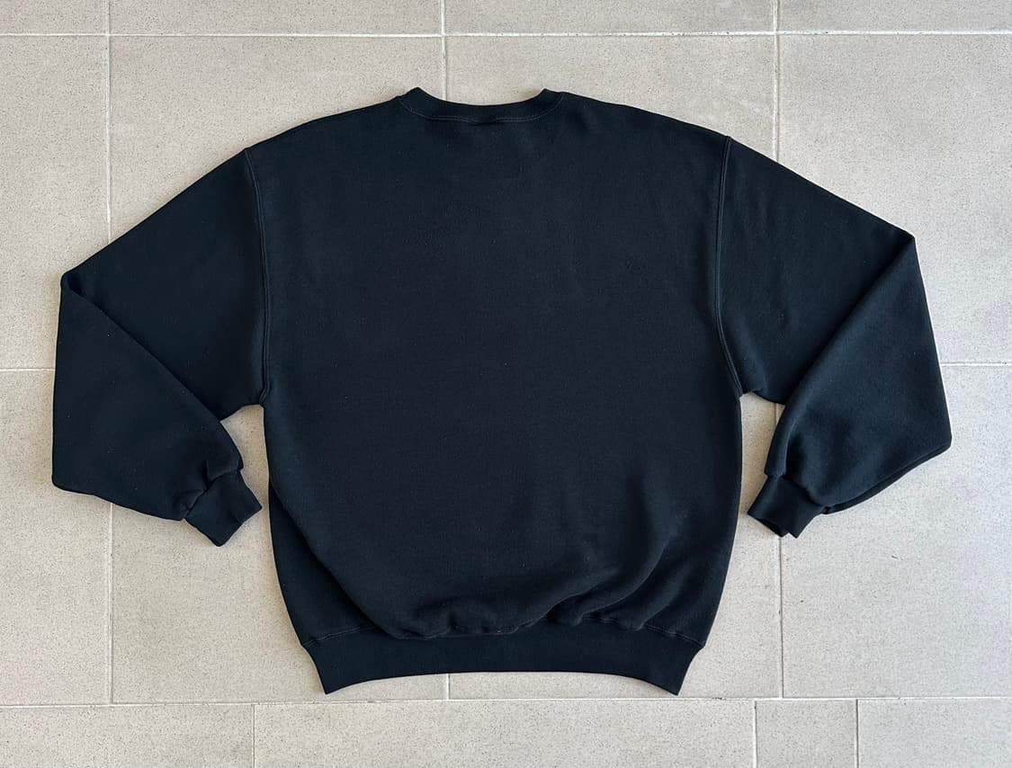 90s 빈티지 러셀 스웻셔츠 블랙 L 상품이미지2