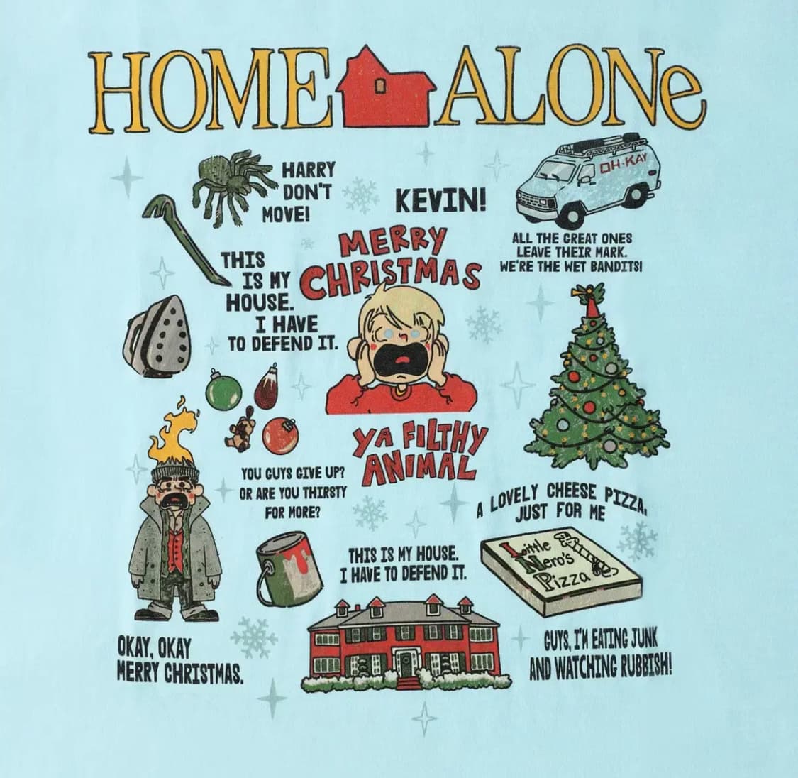 새상품) 나홀로집에 뉴욕 반팔 티셔츠 상품이미지6