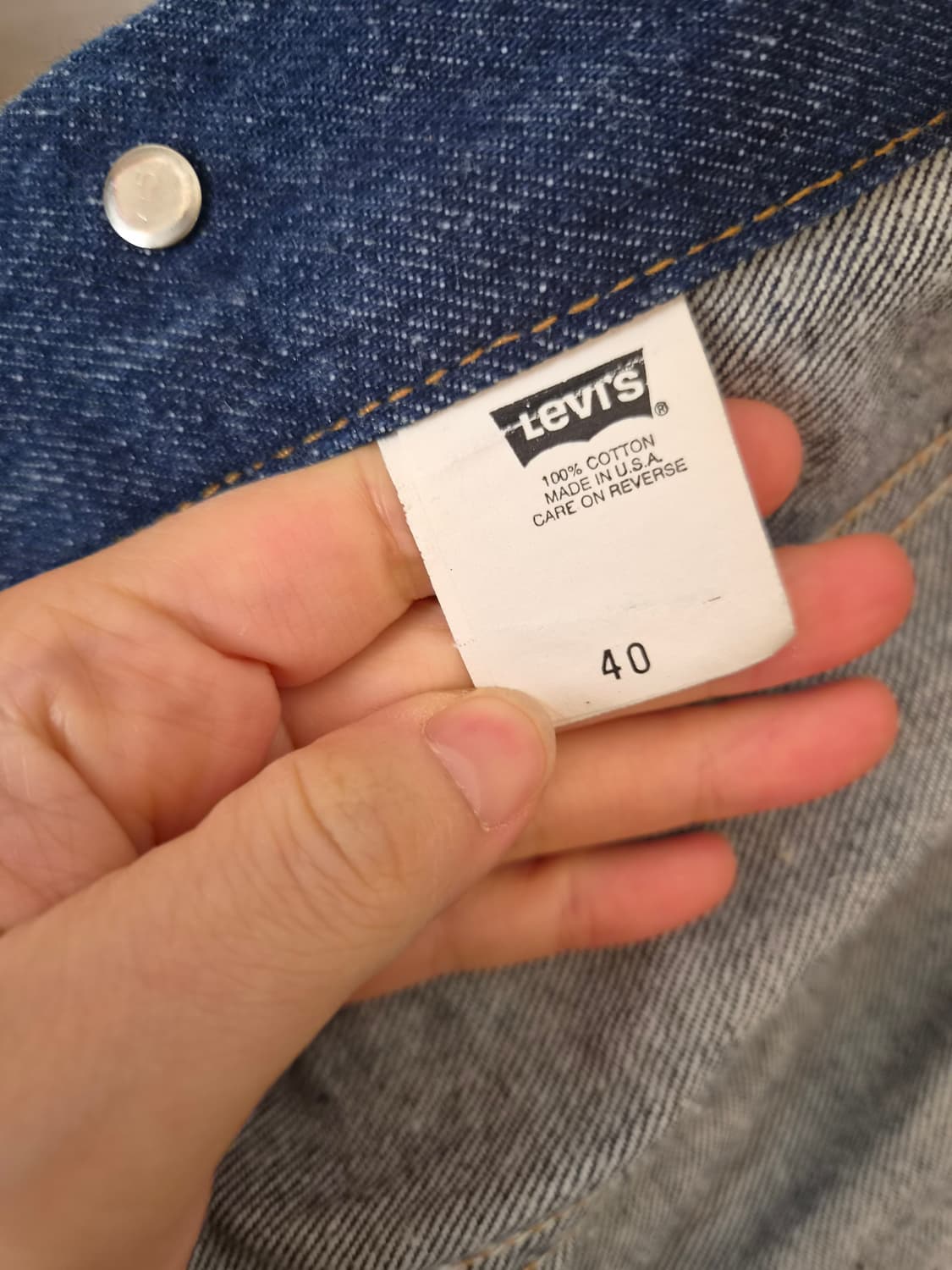 리바이스 USA 여성 진청데님자켓 40사이즈 상품이미지7