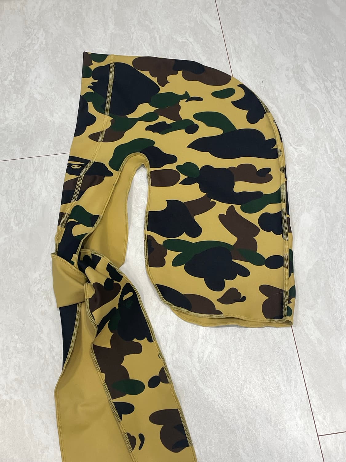 베이프(A BATHING APE) 1ST 카모 황계 듀랙 (Durag) 상품이미지3