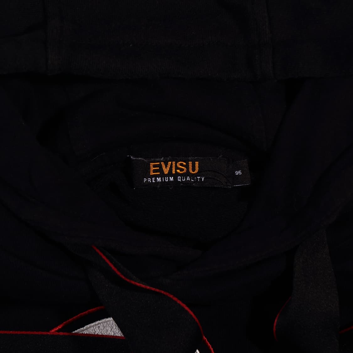 에비수 빅로고 크롭 후드티 상품이미지3