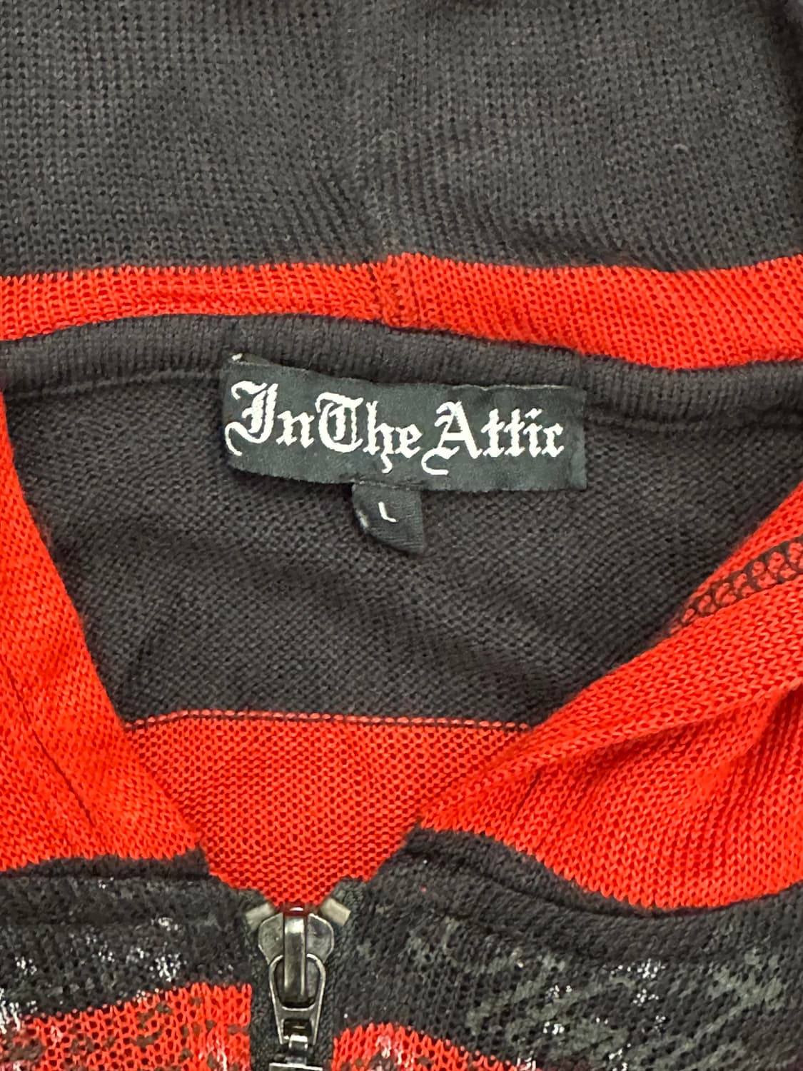 L)In the Attic 빈티지 여성 펑크 후드집업 상품이미지5