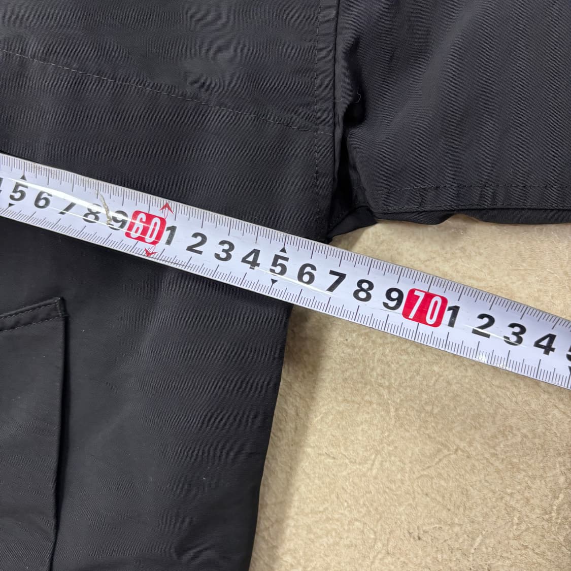라이풀 미니멀 가먼츠 블랙 코튼 나일론 후드 롱 자켓 상품이미지5