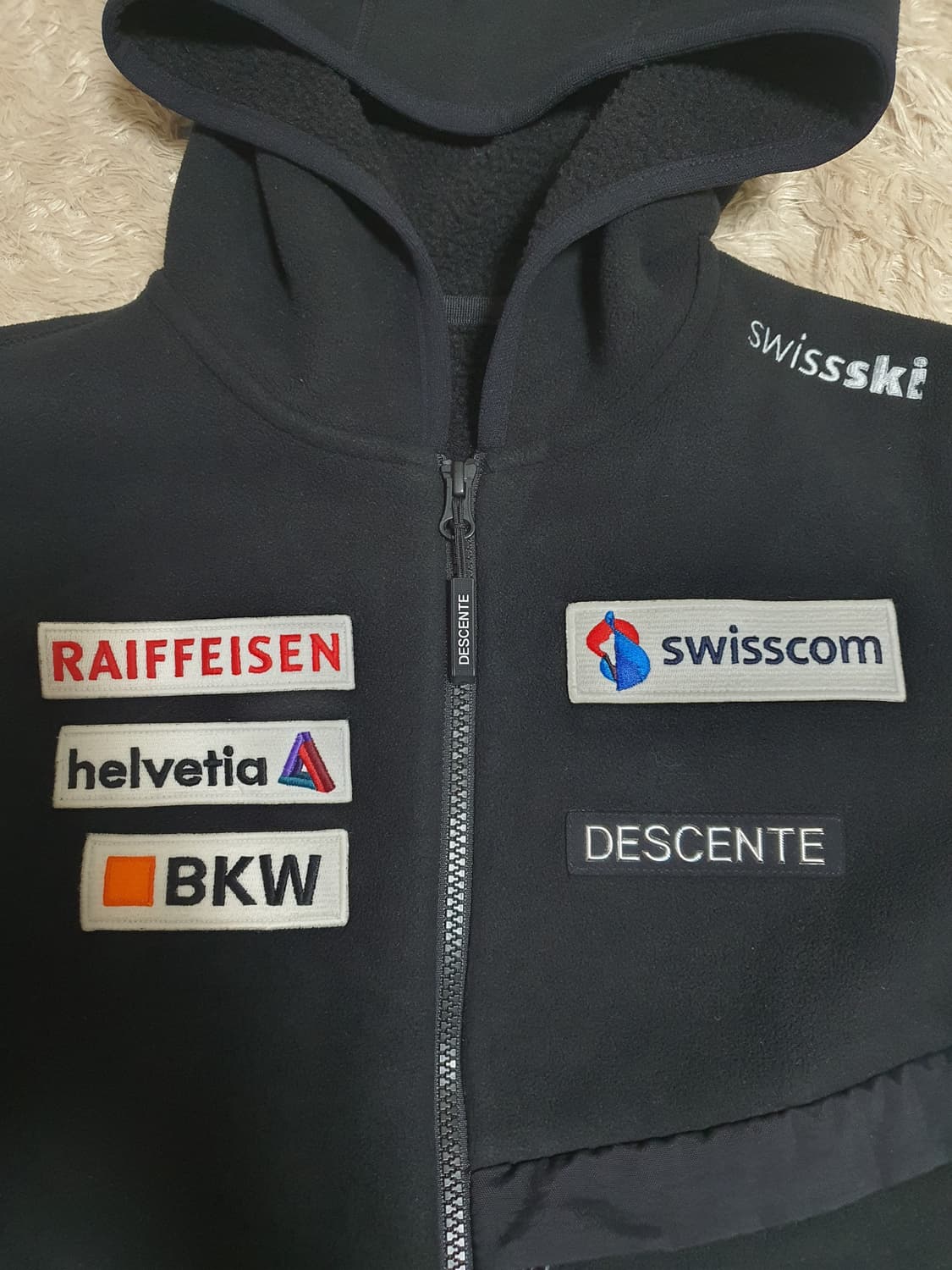 데상트 아우디 기모후드 자켓 상태 굿  사이즈 90 상품이미지3