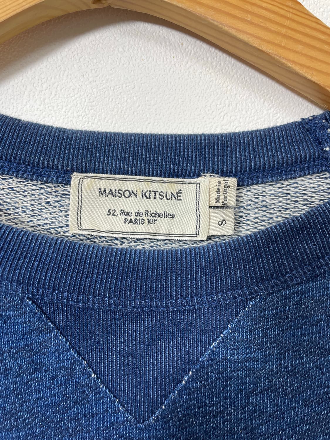 메종키츠네MaisonKitsune 빅로고맨투맨 S-M38 상품이미지4