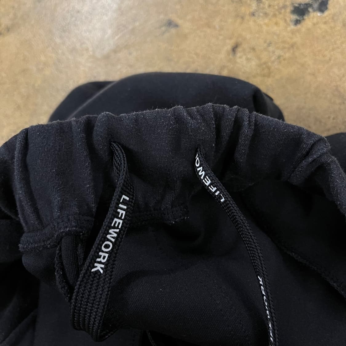 [정품/M] LIFEWORK 라이프워크 블랙 트레이닝 반바지 b10 상품이미지6