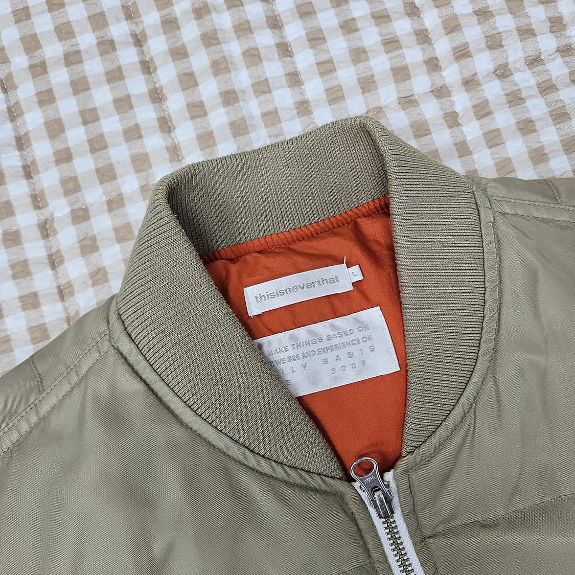 디스이즈네버댓 MA-1 오리털 점퍼 남자100 상품이미지3