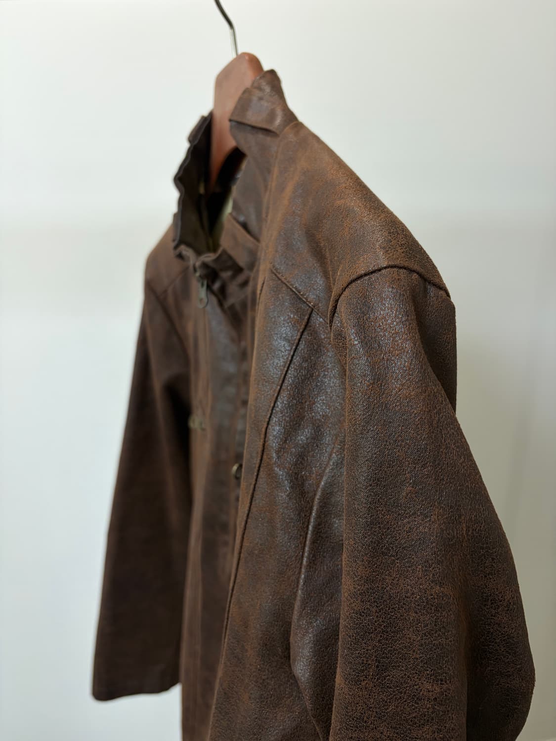 (L) 더티 오일워싱 빈티지 코튼 자켓 상품이미지2